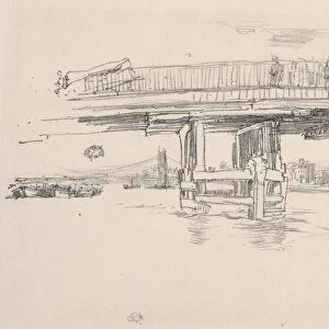 Old Battersea Bridge, 1879. Creator: James McNeill Whistler (American, 1834-1903)
