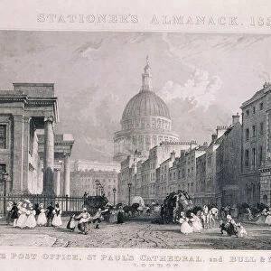 Old General Post Office, St Martins le Grand, London, 1829. Artist: CJ Emblem
