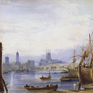Old London Bridge and Southwark, c1830. Artist: George B Campion