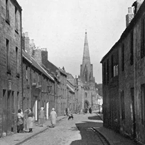 An old street near Wallace Green, Berwick-upon-Tweed, Northumberland, 1924-1926. Artist: AR Edwards