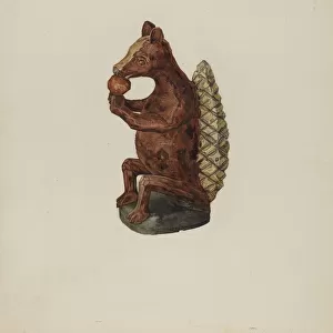 Pa. German Squirrel Figure, 1935 / 1942. Creator: Arsen Maralian