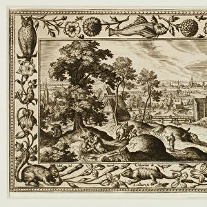 The Parable of the Good Samaritan, from Landscapes with Old and New Testament Scenes