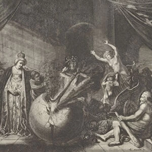 Plate 9: Allegory on the Discord in France, from Caspar Barlaeus