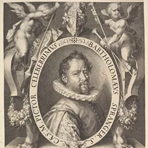 Portrait of Bartholomeus Spranger, ca. 1616. Creator: Jan Muller