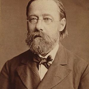 Portrait of the composer Bedrich Smetana, 1878. Creator: Photo studio J. Mulac, Prague
