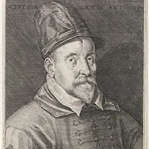 Portrait of the Composer Philippe de Monte (1521-1603), 1594. Artist: Sadeler, Raphael, the Elder (1560-1628)