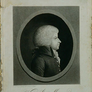 Portrait of the composer Wolfgang Amadeus Mozart (1756-1791)