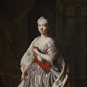 Portrait of Grand Duchess Natalya Alexeyevna of Russia (1714?1728), End 1720s. Artist: Anonymous