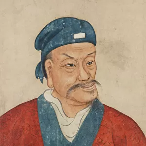 Portrait of the Hongwu Emperor (1328-1398), the founder of Ming dynasty, 18th century