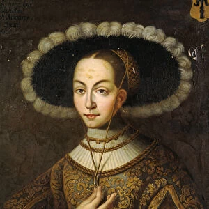 Portrait of Margareta Eriksdotter Vasa (1497-1536), sister of king Gustav I of Sweden