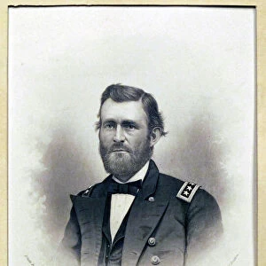 Portrait of U. S. Grant, late 19th century. Creator: John Chester Buttre