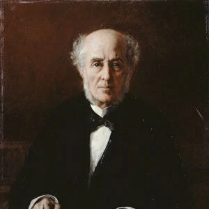 Portrait of the writer Etienne Arago (1802-1892), 1882