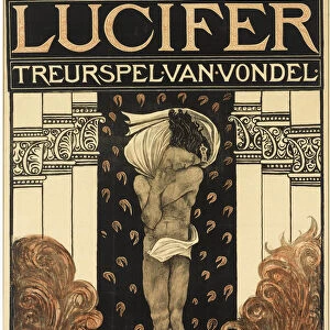 Poster for the play Lucifer, 1910. Artist: Holst, Richard Roland (1868-1938)