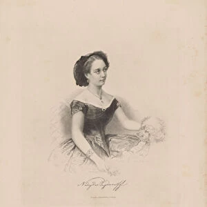 Prima ballerina Nadezhda Konstantinovna Bogdanova (1836-1897), 1850-1860