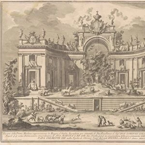 The Prima Macchina for the Chinea of 1766: The Palace of Orpheus, 1766