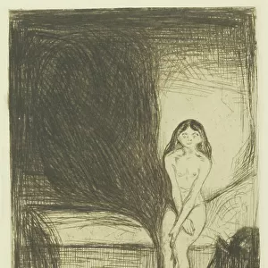 Puberty, 1902. Creator: Edvard Munch