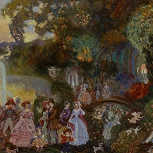 Public Merrymaking, 1906. Artist: Sudeykin, Sergei Yurievich (1882-1946)