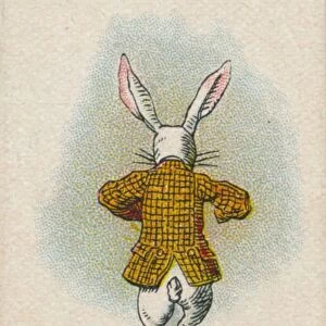 The Rabbit Running Away, 1930. Artist: John Tenniel