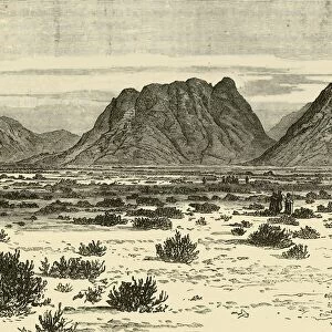 The Ras Sufsafeh (Mount Sinai), 1890. Creator: Unknown