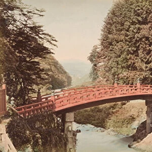 [Red Bridge], 1870s. Creator: Unknown