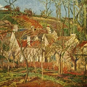 The Red Roofs, 1877, (1939). Creator: Camille Pissarro