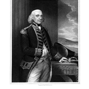 Richard Howe, 1st Earl Howe, British admiral, (1832). Artist: H Robinson