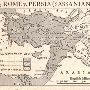 Rome v. Persia (Sassanian), circa 300 A. D. c1915. Creator: Emery Walker Ltd