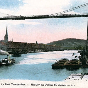Rouen, Le Pont Transbordeur, (Transporter Bridge), 20th Century