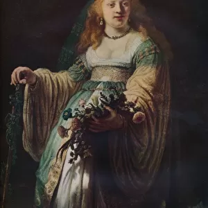 Saskia van Uylenburgh in Arcadian Costume, 1635. Artist: Rembrandt Harmensz van Rijn