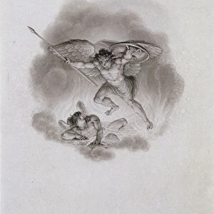 Satan and Beelzebub in Hell, c1799. Artist: Edward Francis Burney