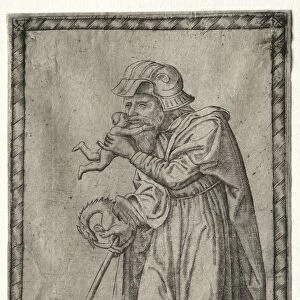 Saturn, 1547. Creator: Johannes Ladenspelder (German, 1512-aft 1561)