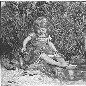 Scene from Silas Marner by George Eliot, 1882. Artist: Mary L Gow