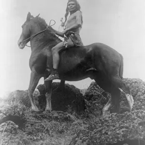 The scout-Nez Percé, c1910. Creator: Edward Sheriff Curtis