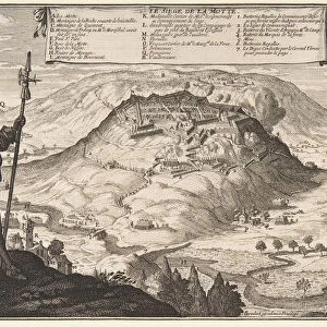 The Siege of the La Motte, in Lorraine, 1636-38. Creator: Abraham Bosse