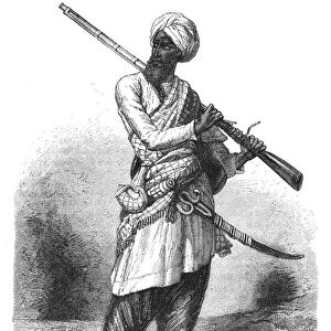 A Sikh Soldier, c1880