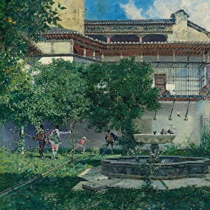 Spanish Courtyard, 1871