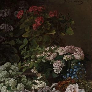 Spring Flowers, 1864. Creator: Claude Monet (French, 1840-1926)