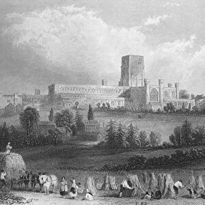 St. Albans Abbey, 1859. Artist: Henry Adlard