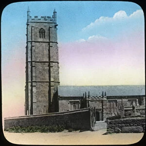 St Buryan Church, Cornwall, late 19th or early 20th century. Artist: Church Army Lantern Department
