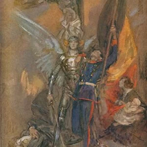 St. Michael of Belgium, 1914, (1914). Artist: James Jebusa Shannon