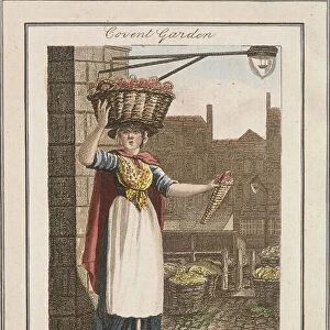 Strawberries, Cries of London, 1804