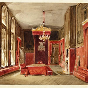 Study for Drawing Room, St. James, from Microcosm of London, c. 1809