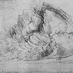Study of Rock Formations, c1480 (1945). Artist: Leonardo da Vinci