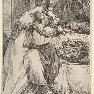 The Suicide of Portia, 1612-16. Creator: Jacques Bellange