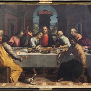 The Last Supper, 1604. Creator: Cantagallina, Remigio (1582 / 83-1656)