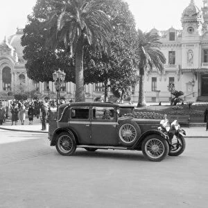Talbot 14 / 45 of Kitty Brunell competing in the Monte Carlo Rally, Monaco, 1930. Artist