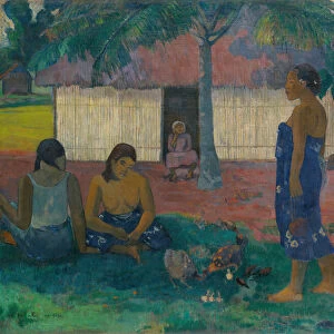 No te aha oe riri (Why Are You Angry?), 1896. Creator: Paul Gauguin