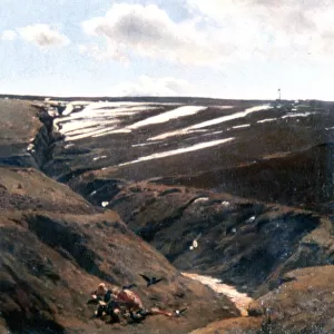 Thawing Snow, 1884-1895. Artist: Pal Szinyei Merse