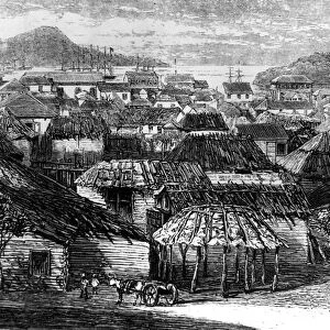 Town and bay of Puerto Plata, Santo Domingo, 1873