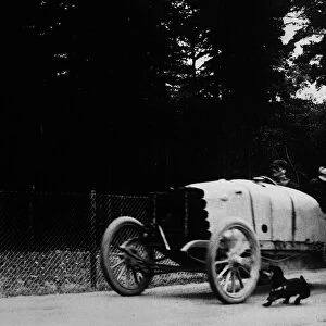 Turcat Mery driven by Henri Rougier at the 1904 Gordon Bennett Cup, Homburg, Germany